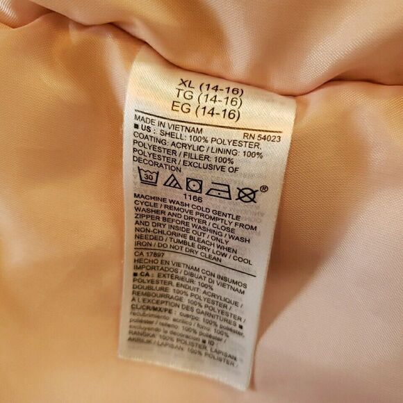 Old Navy Girls Jacket Full Zip Winter Snow Coat Hooded Active Black Sz XL 14 16 - Picture 11 of 16